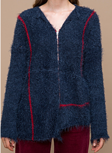 Cardigan met ritssluiting