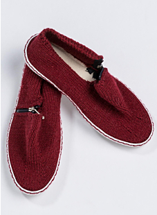 Lage schoenen met rits