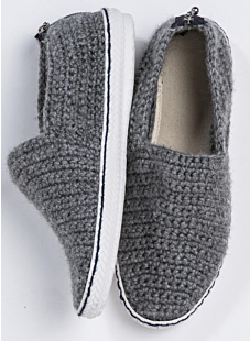 Gehaakte lage schoenen