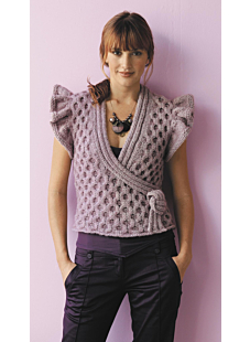 Pull effet cache-coeur Carole