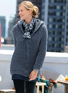 Long gilet zippé Gabie