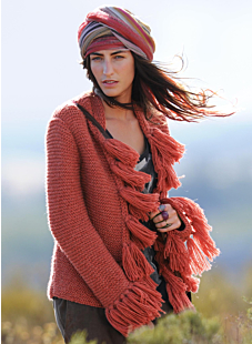 Veste à franges Lily