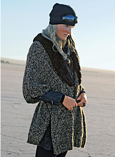 Veste poncho Claire