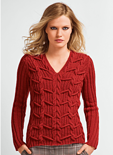 Pull ajusté Brune