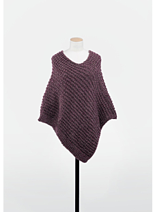 Korte poncho en Snood