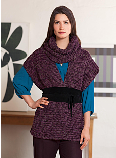 Cat. 14/15 - nr. 893 Poncho opstaande kraag