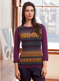 Cat. 14/15 - nr. 894 Jacquardpull met strass