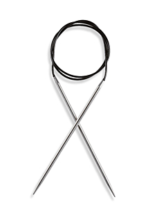 Cirkelnaalden in staal van Bergère de Franse, 80 cm