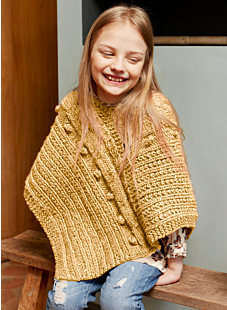 poncho met kabels