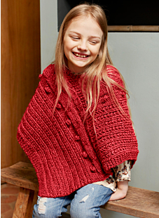 poncho met kabels