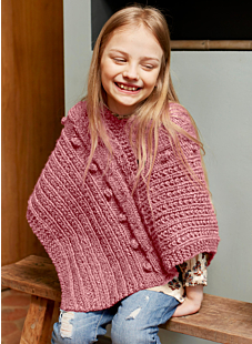 poncho met kabels