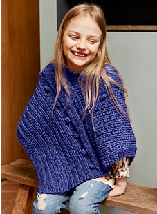 poncho met kabels