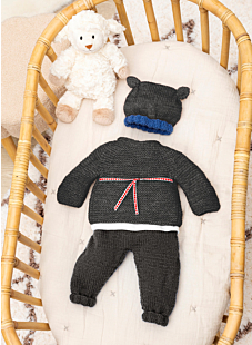 Babymuts met oortjes