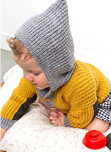 Vest met capuchon