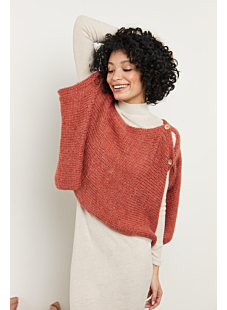 Luchtige poncho