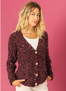 Bouclé V-halsvest