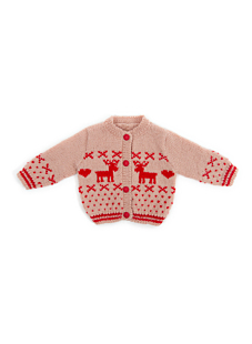 Gilet jacquard rennes tendre Iris