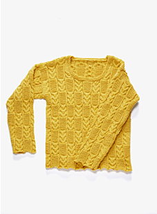Pull met ronde kraag