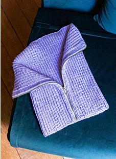 Snood zippé