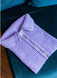 Snood zippé