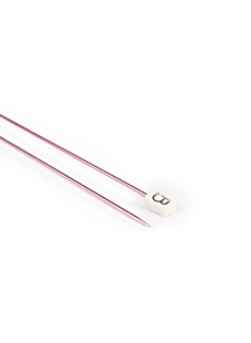 Rechte breinaalden in gekleurd aluminium, 2 mm - 40 cm