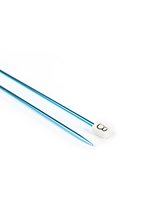 Rechte breinaalden in gekleurd aluminium, 3 mm - 40 cm