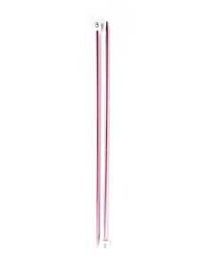Rechte breinaalden in gekleurd aluminium, 5 mm - 40 cm