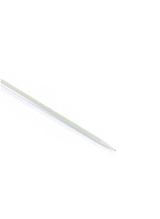 Breinaalden met dubbele punt in aluminium (set van 5), 3.5 mm - 40 cm