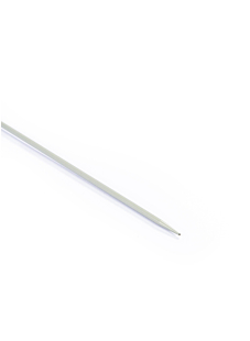 Breinaalden met dubbele punt in aluminium (set van 5), 3 mm - 40 cm