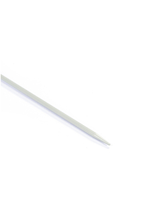 Breinaalden met dubbele punt in aluminium (set van 5), 4.5 mm - 40 cm