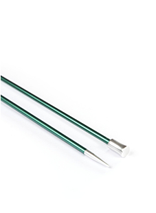 Rechte naald van gekleurd metaal, 3 mm - 40 cm, Knit Pro