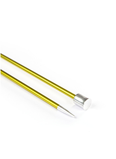 Rechte naald van gekleurd metaal, 3.5 mm - 40 cm, Knit Pro