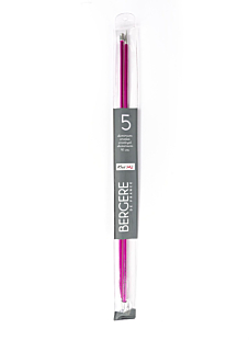 Rechte naald van gekleurd metaal, 5 mm - 40 cm, Knit Pro
