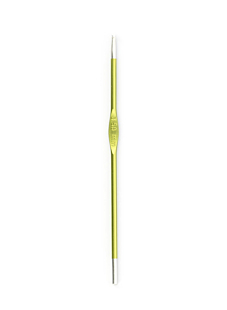 Gekleurde metalen haaknaald, 3.5 mm  - 15 cm