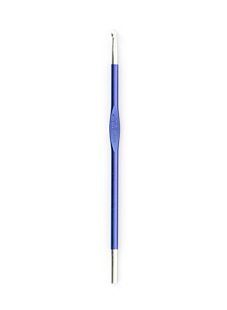 Gekleurde metalen haaknaald, 4.5 mm - 15 cm