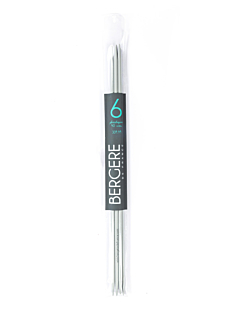 Aiguilles doubles pointes, plastique 40 cm n°6
