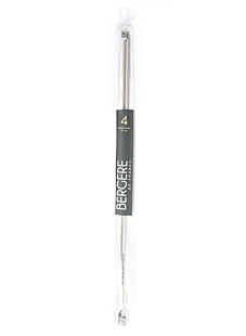 Rechte breinaalden in grijs aluminium, 4 mm - 50 cm