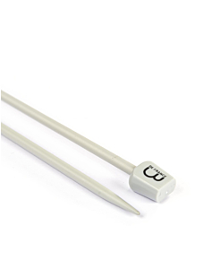 Rechte breinaalden in grijs aluminium, 4.5 mm - 50 cm