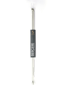 Rechte breinaalden in grijs aluminium, 5 mm - 50 cm