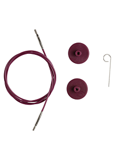 Kabel en 2 stoppen, 100 cm, Knit Pro
