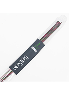 Rechte breinaalden in berkenhout, 8 mm - 40 cm