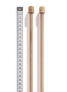 Rechte naalden in esdoornhout, 15 mm - 50 cm