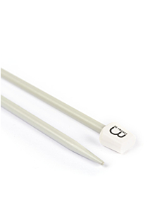 Rechte breinaalden in grijs aluminium, 5.5 mm - 40 cm