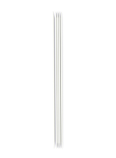 Breinaalden met dubbele punt in aluminium (set van 5), 3 mm - 20 cm