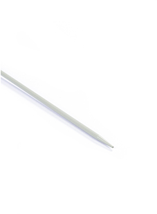 Breinaalden met dubbele punt in aluminium (set van 5), 4 mm - 20 cm