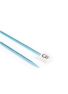 Rechte breinaalden in gekleurd aluminium, 3 mm - 30 cm
