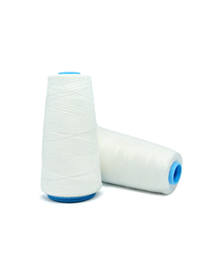 Cône fil polyester 2 couleurs, 2500 m  lot 1