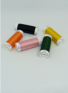Fil à coudre coton 5 fusettes de 100 m, couleurs variées 2