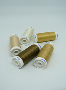 Fil à coudre coton 5 fusettes de 100 m, assortiment 4