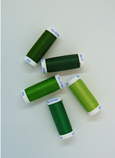 Fil à coudre coton 5 fusettes de 100 m, assortiment 7